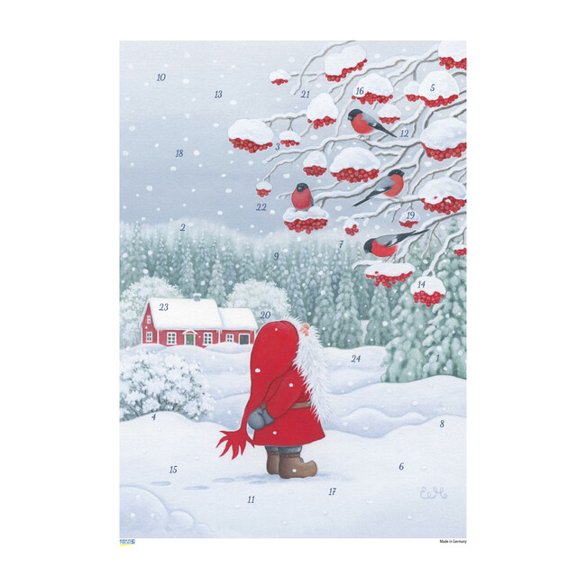 Tomte with Birds Advent Calendar - Advent Calendars - 1