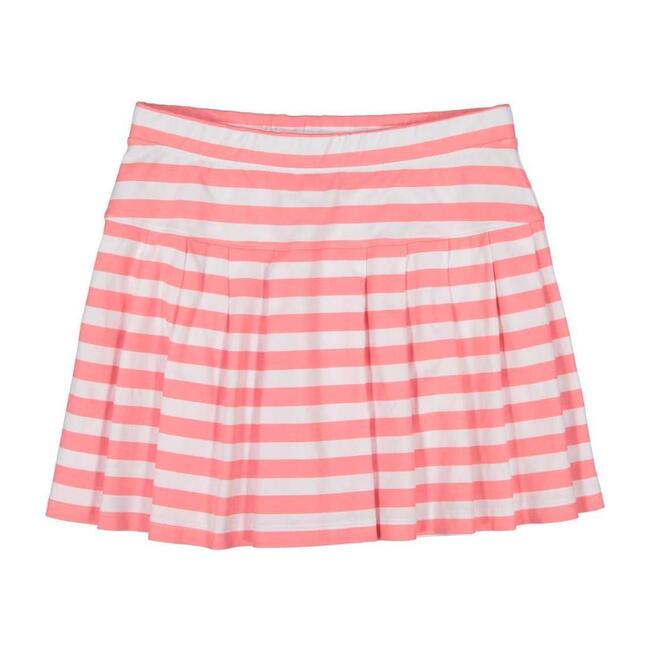 Joy Skirt, Sunkissed Coral Stripe - Skirts - 1