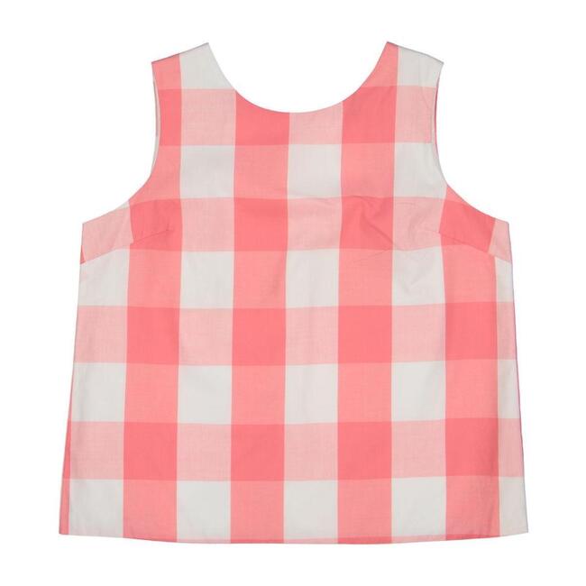 Kingsley Button Back Top, Sunkissed Coral - Blouses - 1