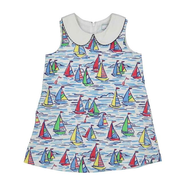 Maddie Dress, Rainbow Fleet Print - Dresses - 1