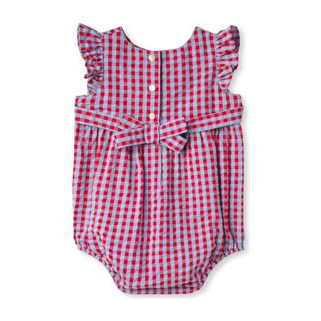 Beatrice Bubble, High Risk Red & Powder Blue - Onesies - 2
