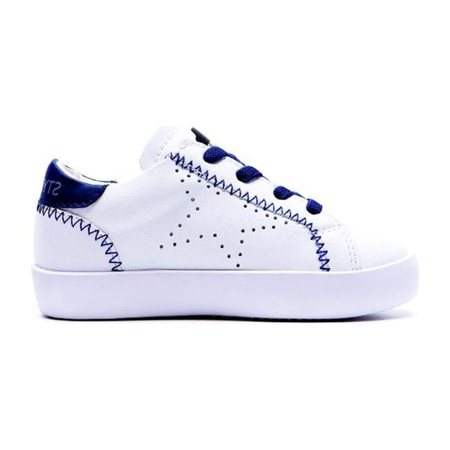 Jordy Sneaker, White and Navy