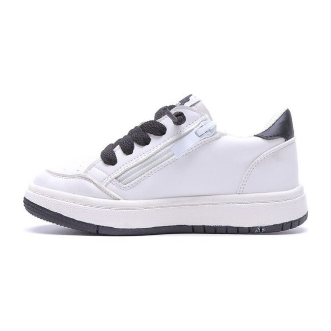 Drew Sneaker, White & Gold