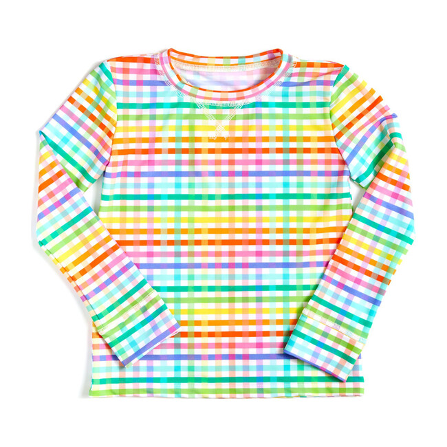 Rash Guard, Rainbow Gingham