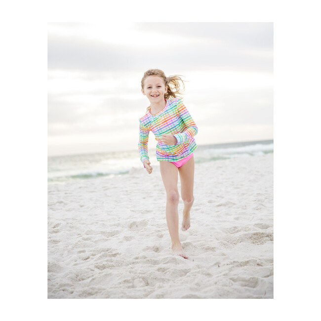 Rash Guard, Rainbow Gingham