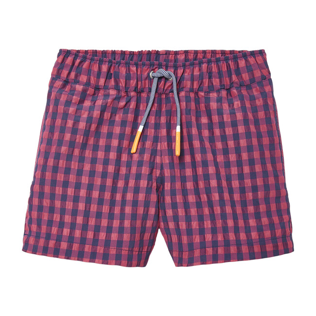 Positano Short, Navy & Pink