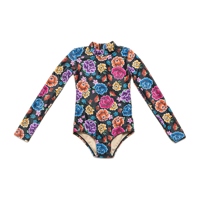Mini Kelly Long Sleeve One Piece, Desert Floral
