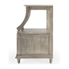 Danielle Marble Nightstand, Gray - Nightstands - 7