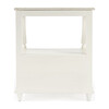 Danielle Marble Nightstand, White - Nightstands - 7