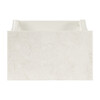 Danielle Marble Nightstand, White - Nightstands - 9