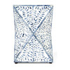 Anais Bone Inlay End Table, White/Blue - Accent Tables - 4