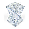 Anais Bone Inlay End Table, White/Blue - Accent Tables - 6