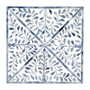 Anais Bone Inlay End Table, White/Blue - Accent Tables - 7