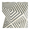 Anais Bone Inlay End Table, White/Grey - Accent Tables - 9