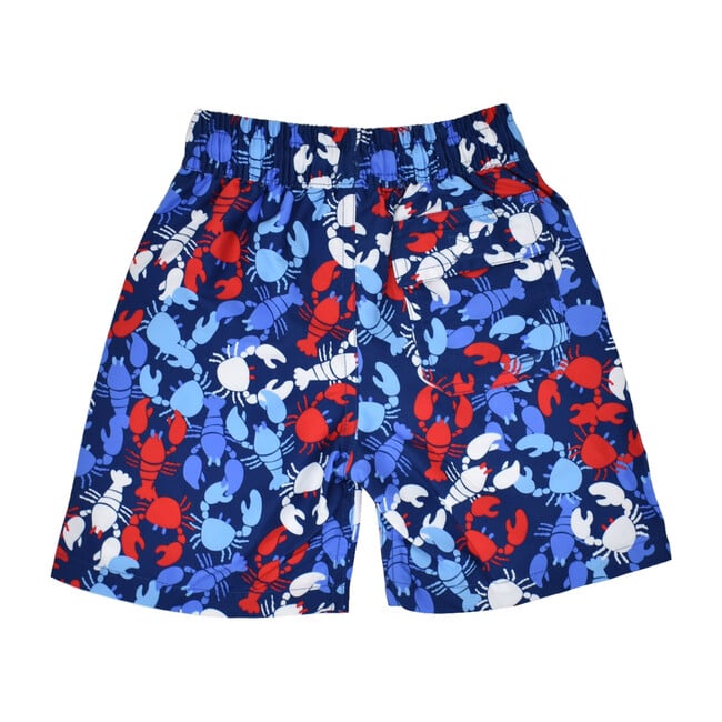 Wesley Swim Trunks with Mesh Liner, Lobster Party