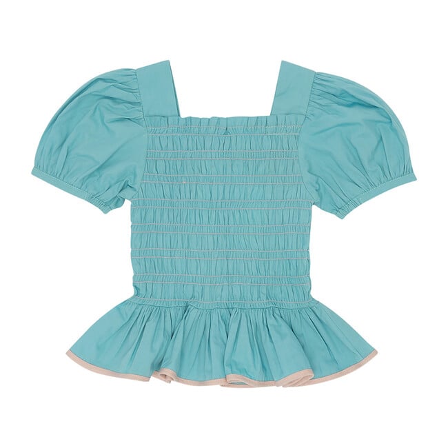 Shirr Delight Blouse, Swimming Pool