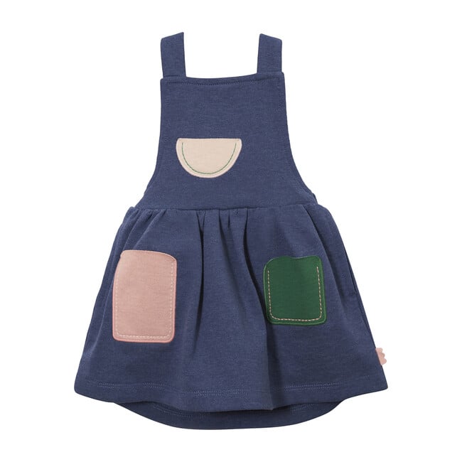 Apron Dress, Blue