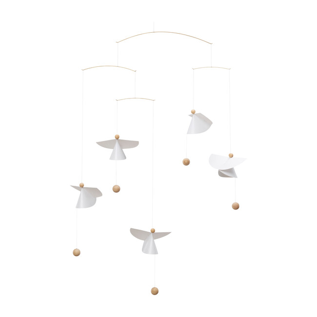 Guardian Angels 5 Mobile, White/Natural