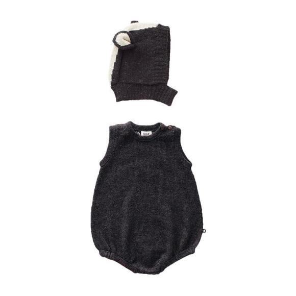 Two Piece Skunk Set, Black