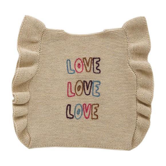 Ruffled Vest, Beige