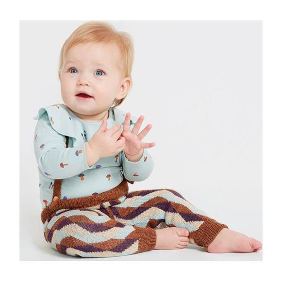 Double Suspender Pants Hazelnut, Brown