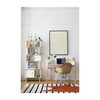 Vertical Mini Library, White/Birch