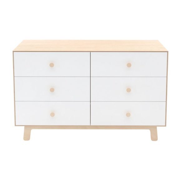 Sparrow Six Drawer Dresser, Birch - Dressers - 1
