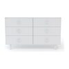 Classic Six Drawer Dresser, White - Dressers - 1 - thumbnail