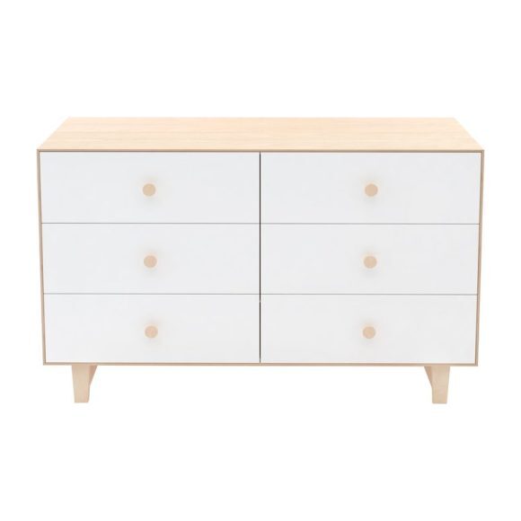 Rhea Six Drawer Dresser, Birch - Dressers - 1
