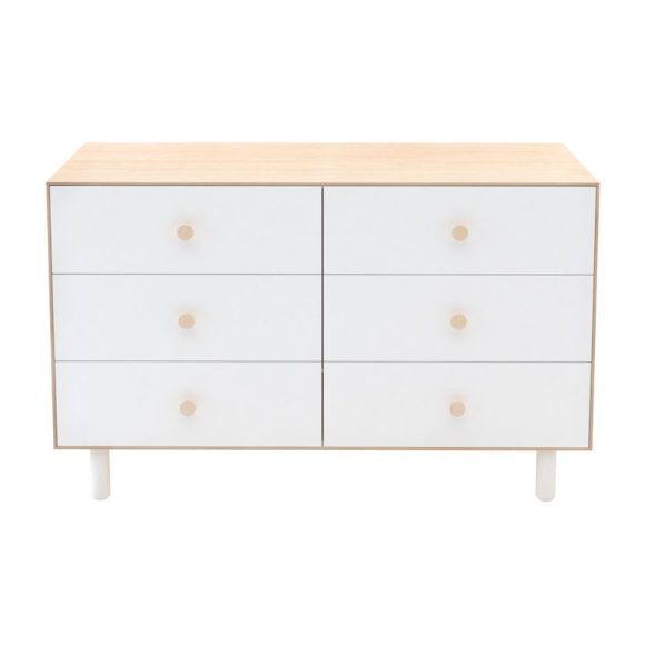 Fawn Six Drawer Dresser, Birch - Dressers - 1