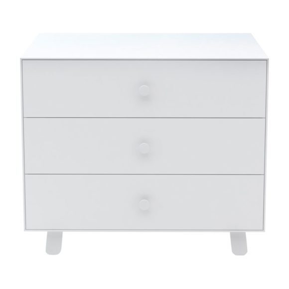Sparrow Three Drawer Dresser, White - Dressers - 1