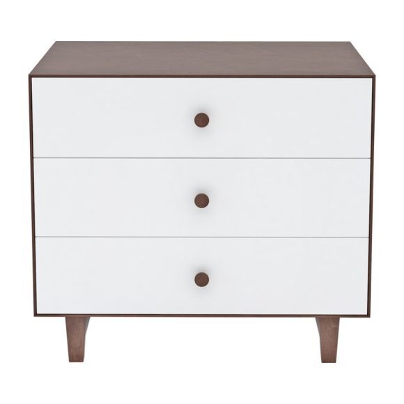 Rhea Three Drawer Dresser, Walnut