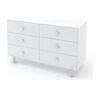 Classic Six Drawer Dresser, White - Dressers - 3