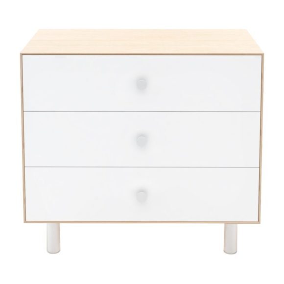 Classic Three Drawer Dresser, Birch - Dressers - 1