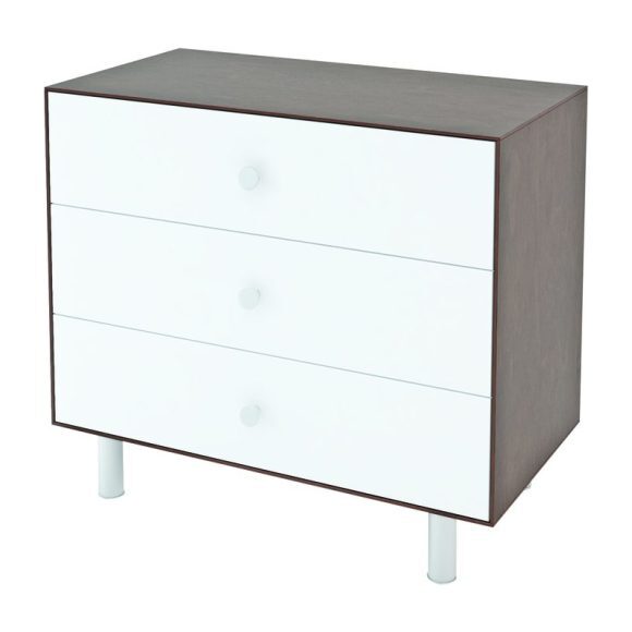 Classic Three Drawer Dresser, Walnut - Dressers - 2