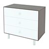 Classic Three Drawer Dresser, Walnut - Dressers - 2