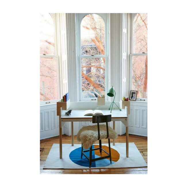 Brooklyn Desk, White/ Birch
