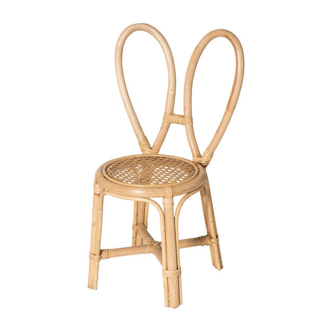 Rattan Bunny Chair, Natural