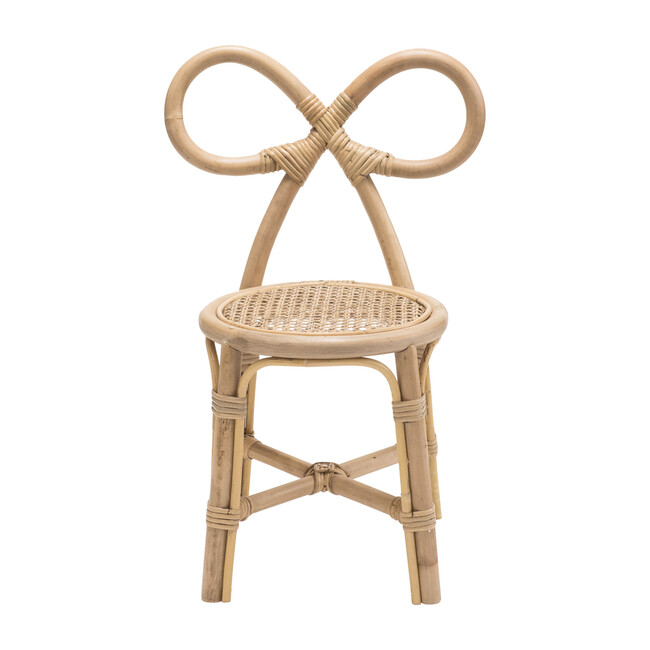 Rattan Bow Chair, Natural