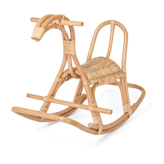 Rattan Rocking Horse, Natural