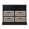 Briar Removable 6-Drawer Storage Chest, Black - Dressers - 1 - thumbnail