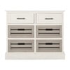 Briar Removable 6-Drawer Storage Chest, White - Dressers - 1 - thumbnail