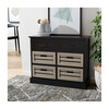 Briar Removable 6-Drawer Storage Chest, Black - Dressers - 2