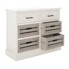 Briar Removable 6-Drawer Storage Chest, White - Dressers - 3