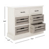 Briar Removable 6-Drawer Storage Chest, White - Dressers - 7