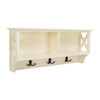 Freya Hanging Storage Wall Rack, White - Wall Décor - 3