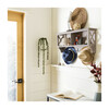 Freya Hanging Storage Wall Rack, Grey - Wall Décor - 2