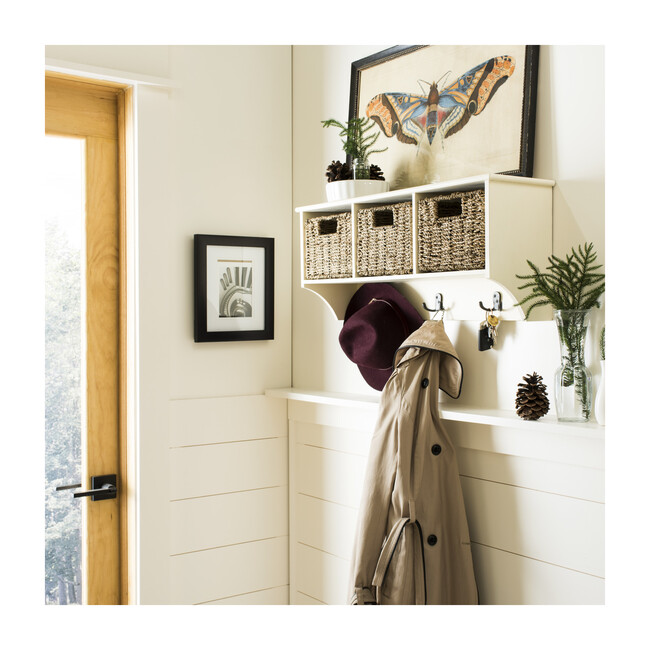 Finley Hanging 3-Basket Wall Rack - Wall Décor - 2