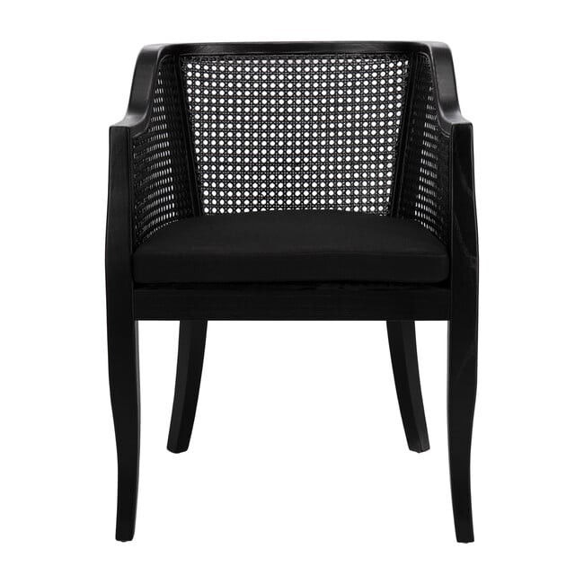 Rina Accent Chair, Black