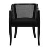 Rina Accent Chair, Black - Accent Seating - 1 - thumbnail